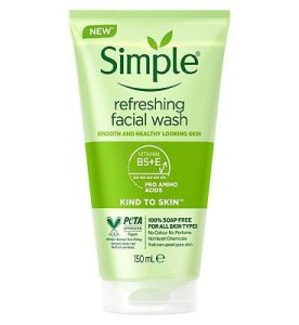 Simple Kind To Skin Refreshing Facial Wash Gel 150Ml 1